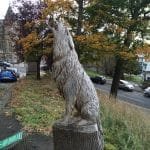 The Stirling Wolf carving