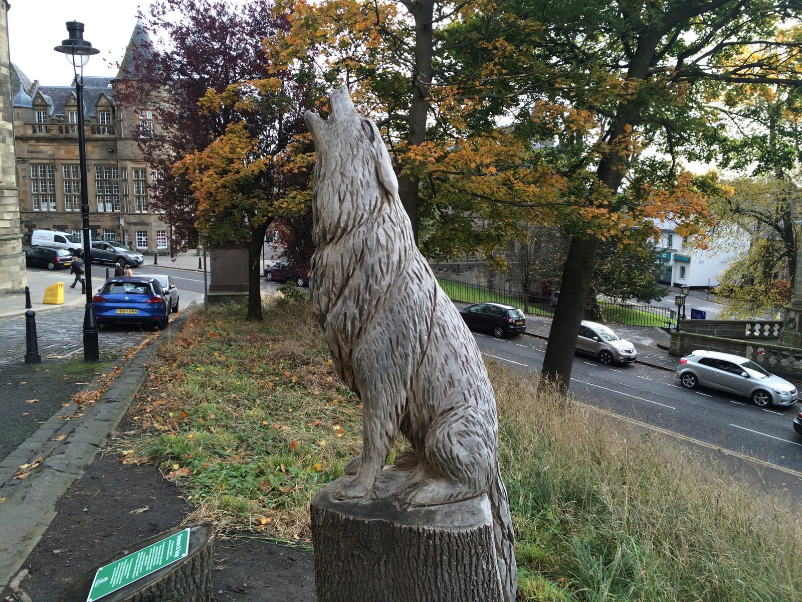 The Stirling Wolf carving