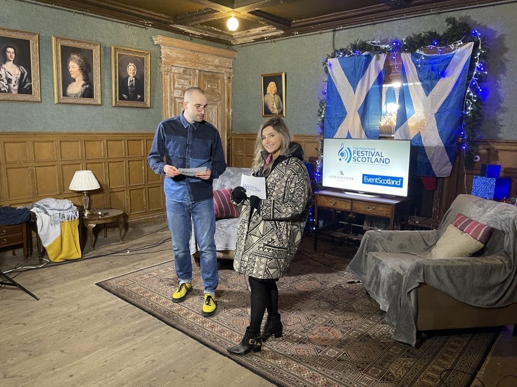 Frontline Festival Scotland presenters Fat and Kathryn Wilson