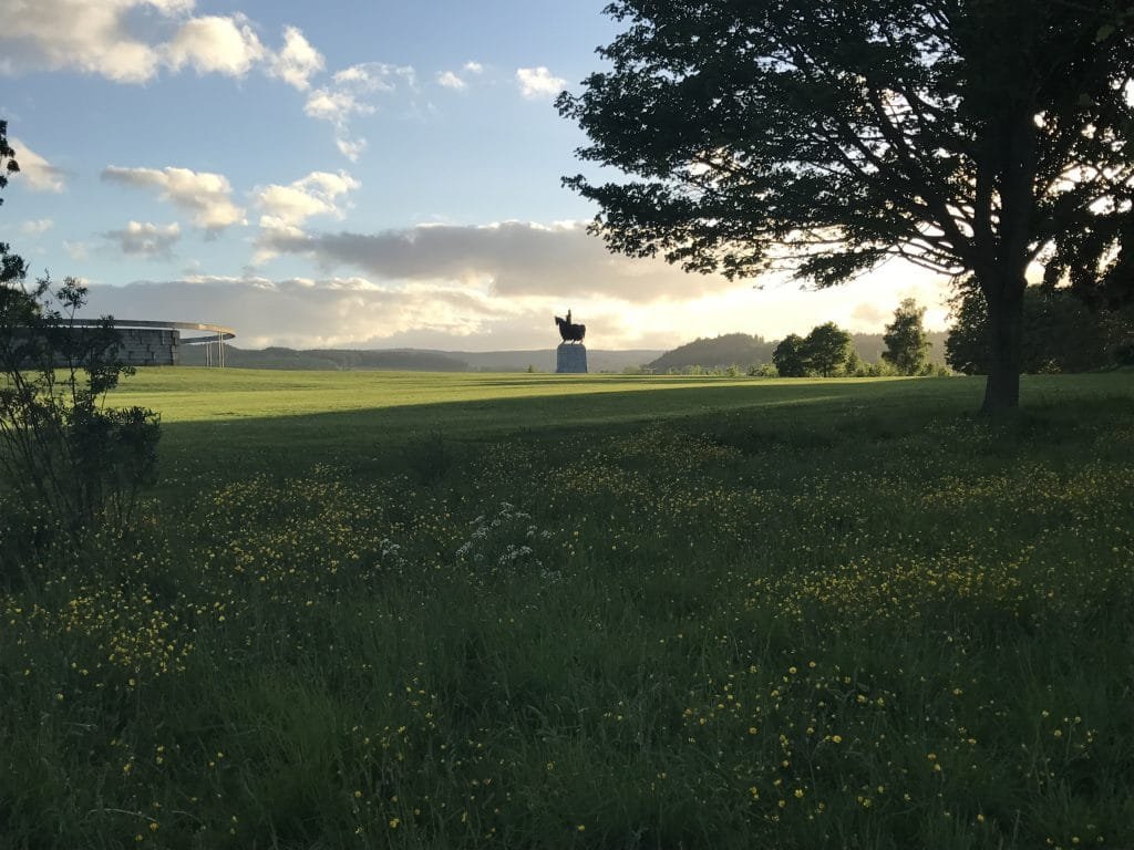 Robert the Bruce statue at Bannockburn