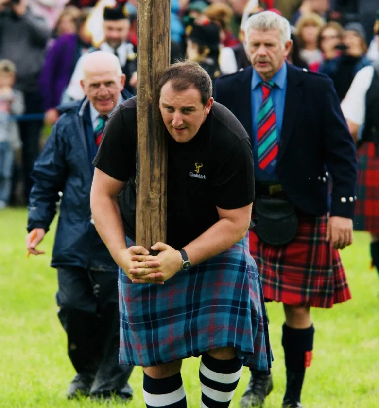 Stirling Highland Games heavyweights competitor