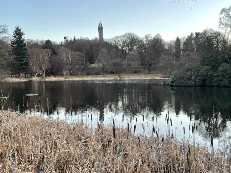 Wallace Monument from Airthrey Loch